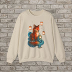 Lantern Fox: Cozy Anime Sweatshirt