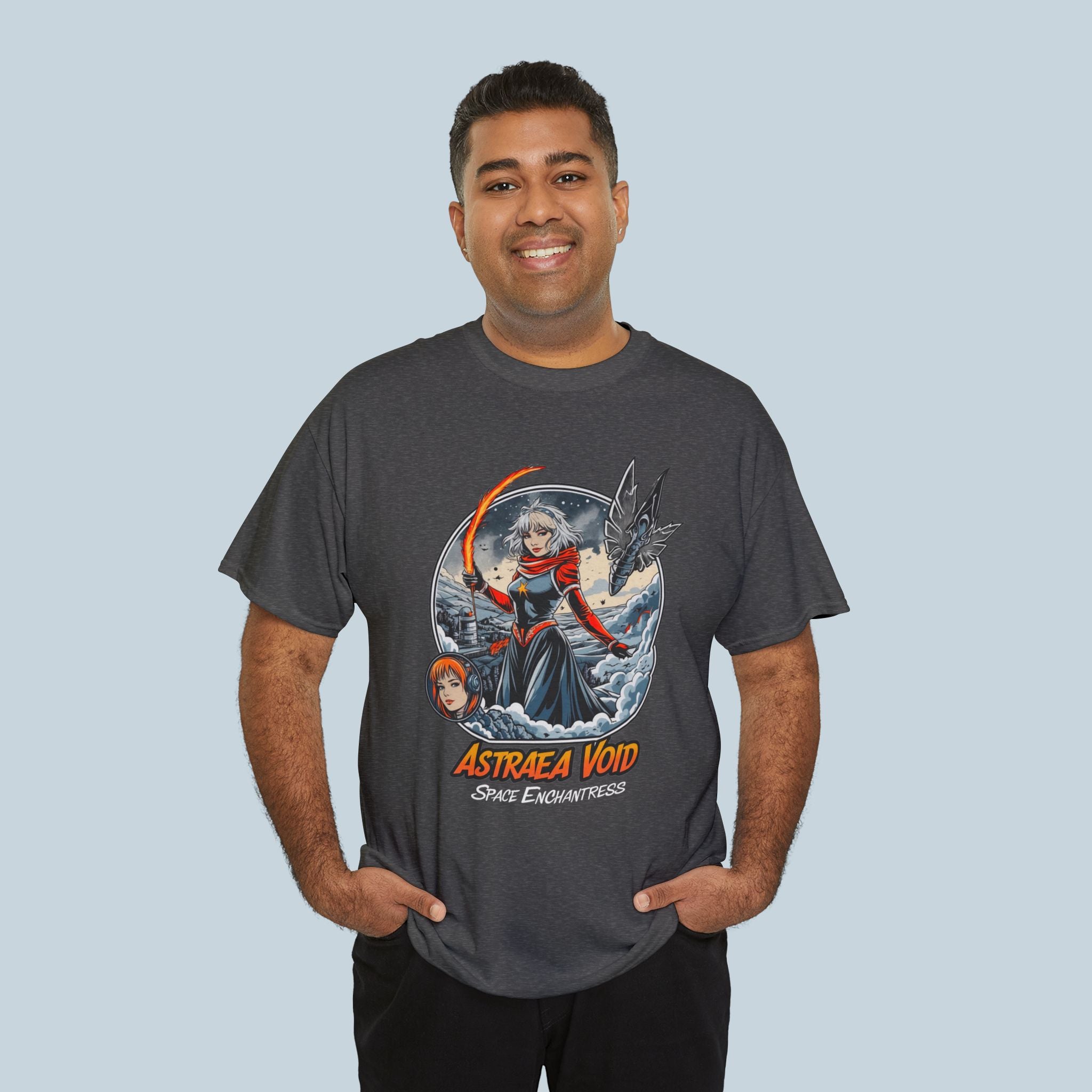 Anime Space Enchantress T Shirt Astraea Void Cosmic Fantasy Mage Streetwear Gift