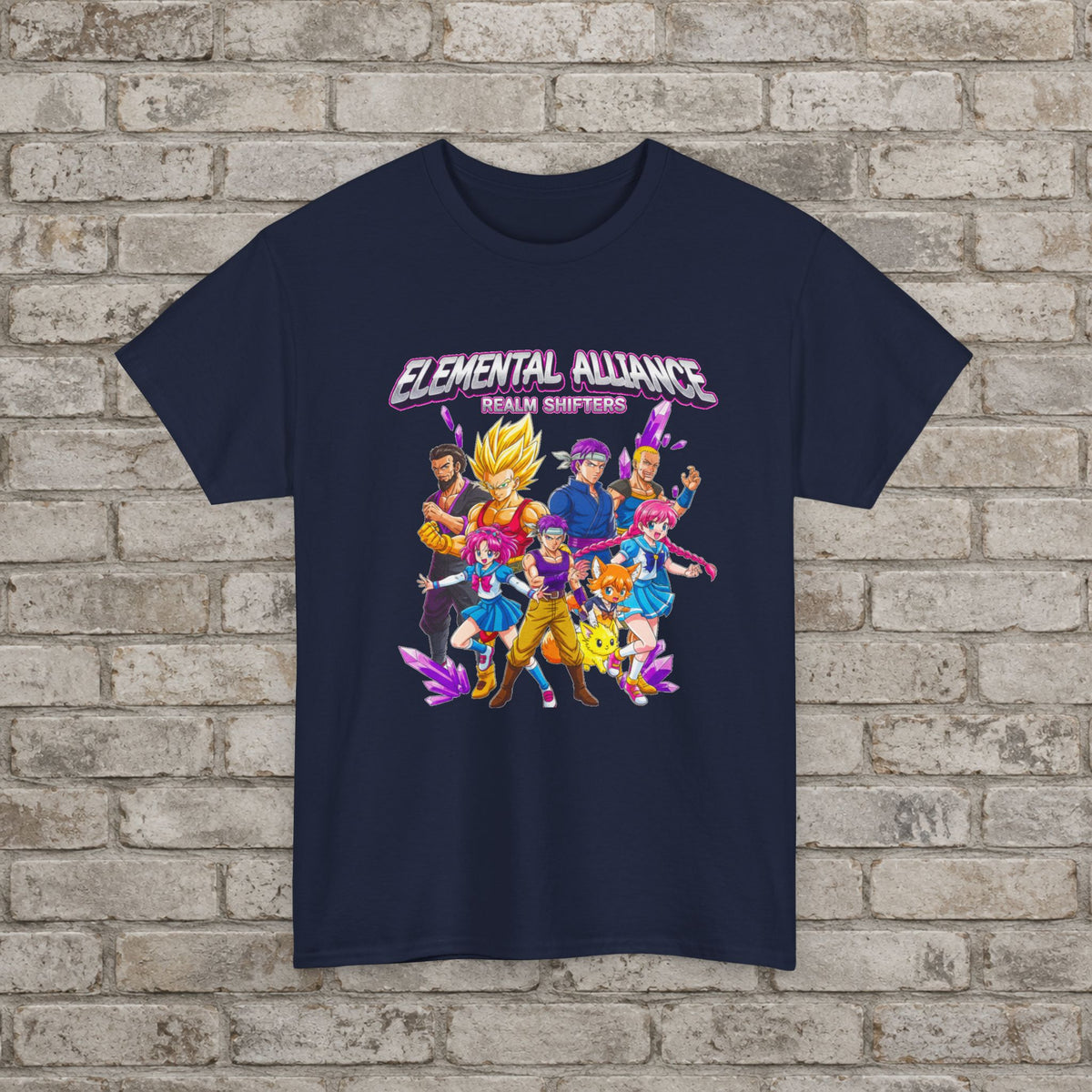 Elemental Alliance Anime T-Shirt