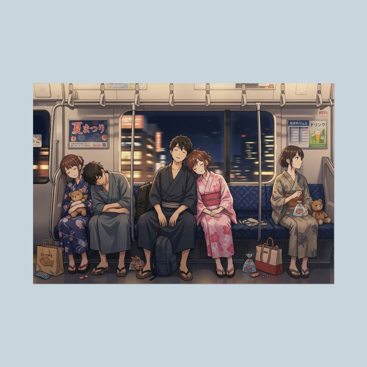 The Last Train Home Anime Slice of Life Festival Poster