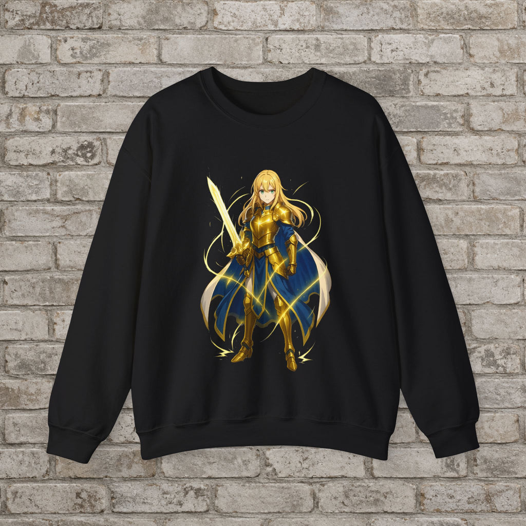 Golden Knight Anime Warrior Sweatshirt