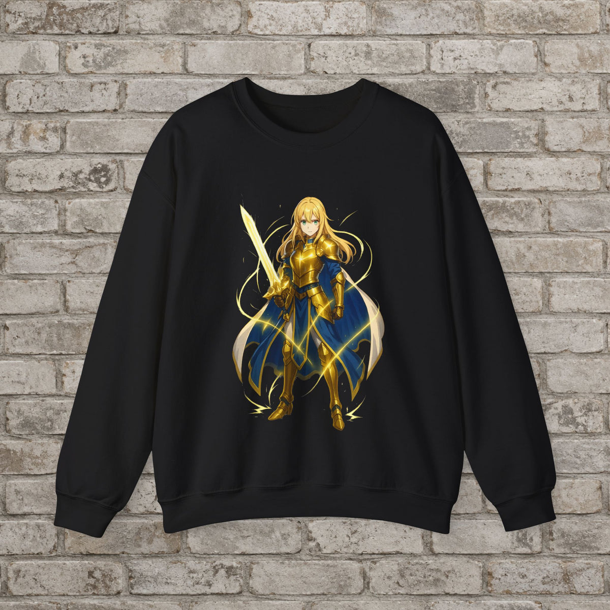 Golden Knight Anime Warrior Sweatshirt