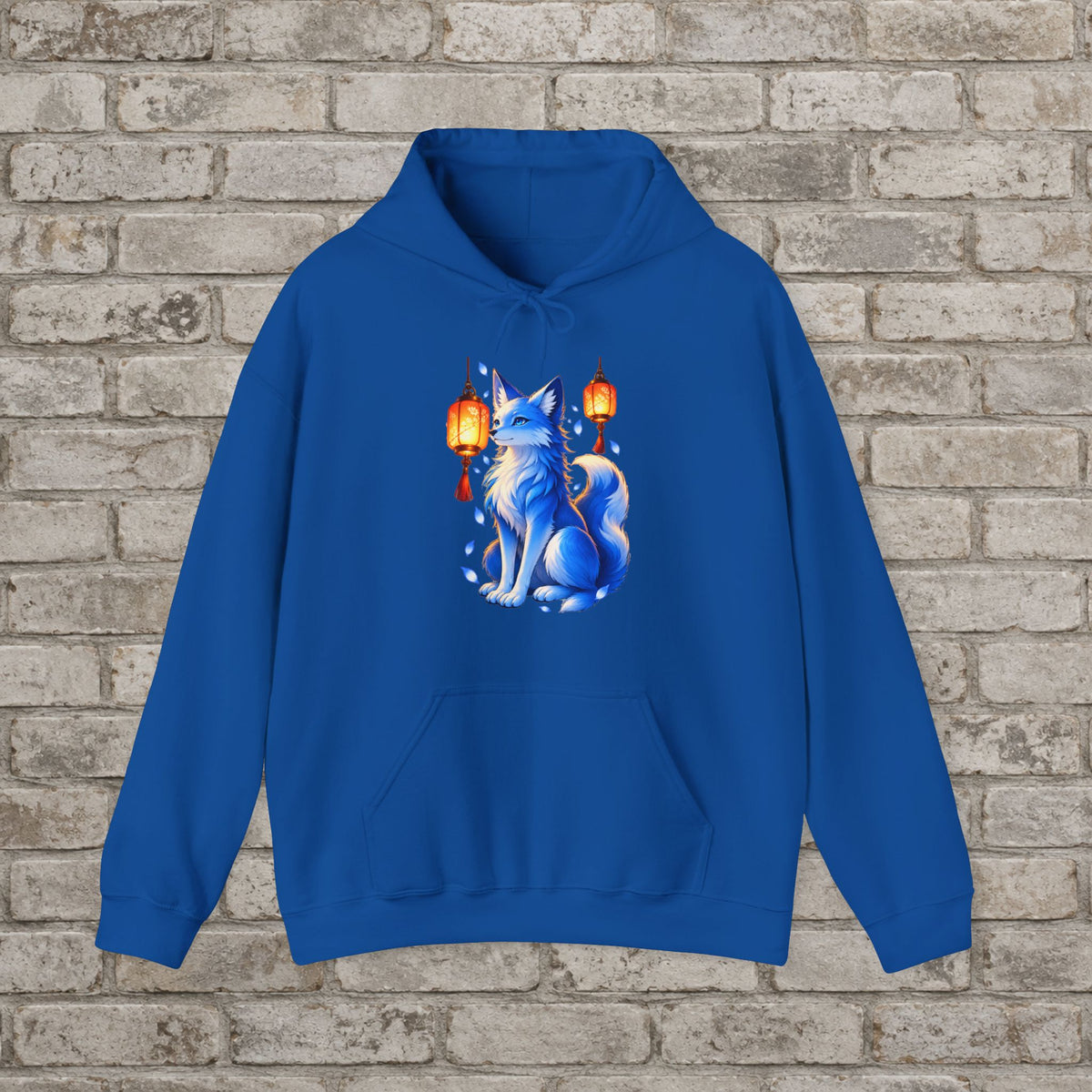 Lantern Fox Anime Hoodie | Cute Fantasy Apparel