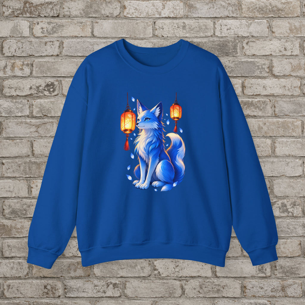 Blue Spirit Fox Anime Sweatshirt