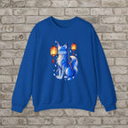 Blue Spirit Fox Anime Sweatshirt