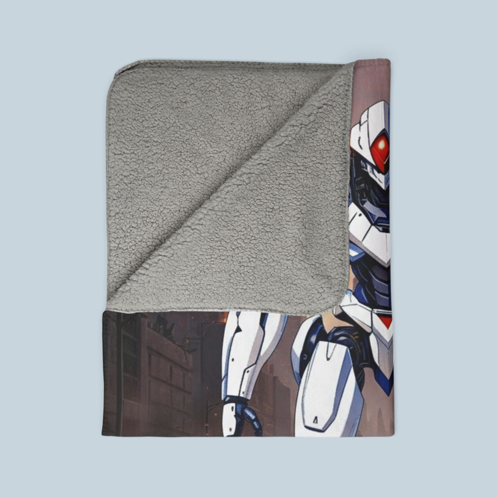 Aegis-9b Sherpa Blanket Anime Mech Sci-Fi Robot Futuristic Battle Throw