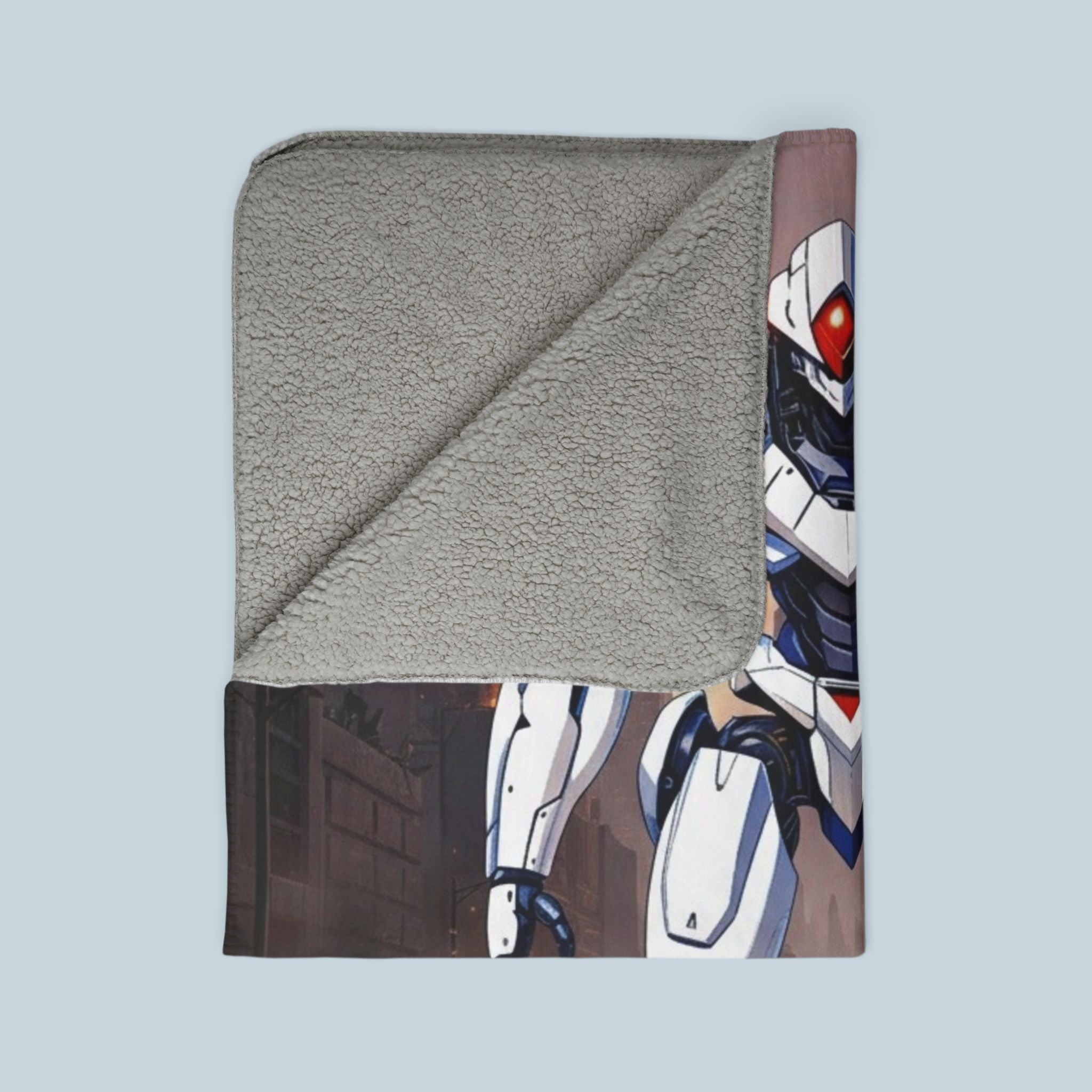 Aegis-9b Sherpa Blanket Anime Mech Sci-Fi Robot Futuristic Battle Throw