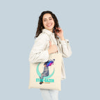 Star Gazer Anime Tote Bag Cosmic Dreamer Moon Aesthetic Tote Anime Streetwear Shopper Bag