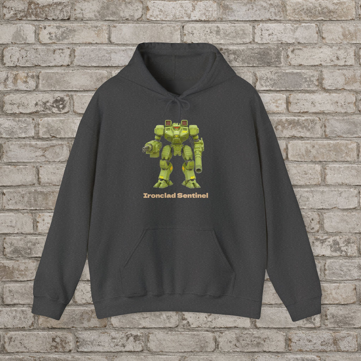Ironclad Sentinel Mecha Anime Hoodie