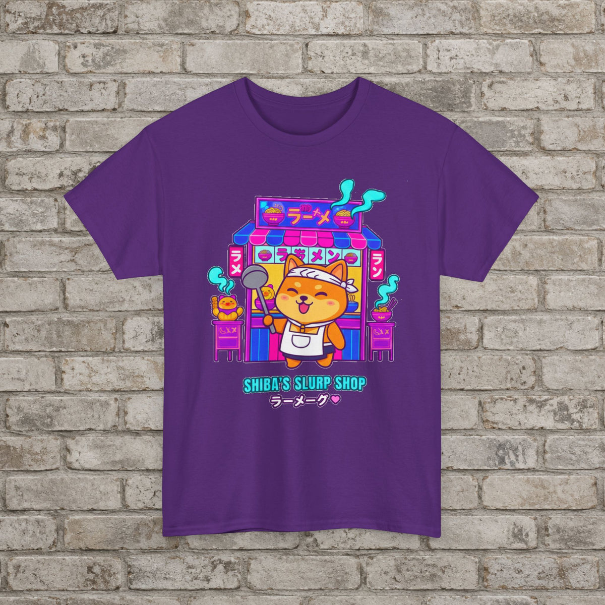 Shiba's Slurp Shop Anime T-Shirt