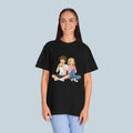 Anime Couple Eating Ramen T-Shirt — Cute Kawaii Date Night Tee