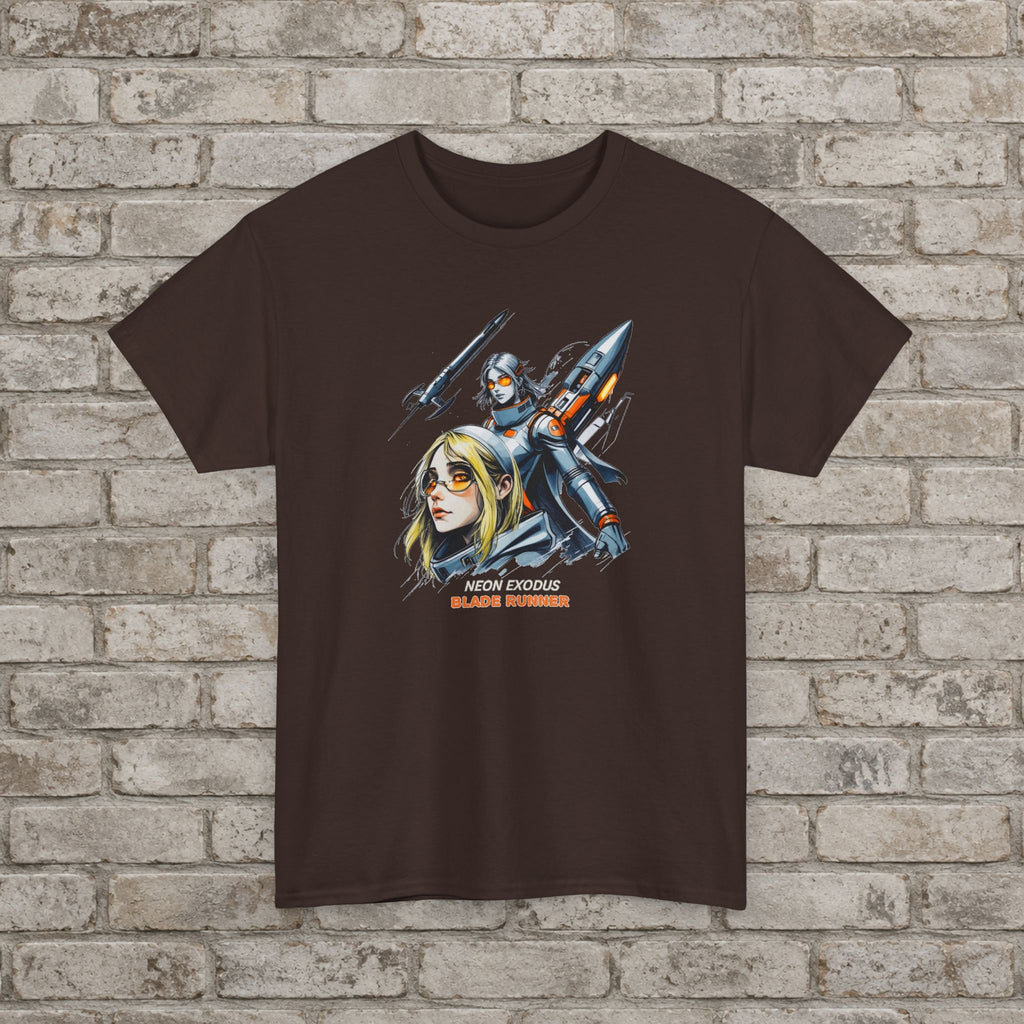 Neon Exodus: Blade Runner Cyberpunk T-Shirt