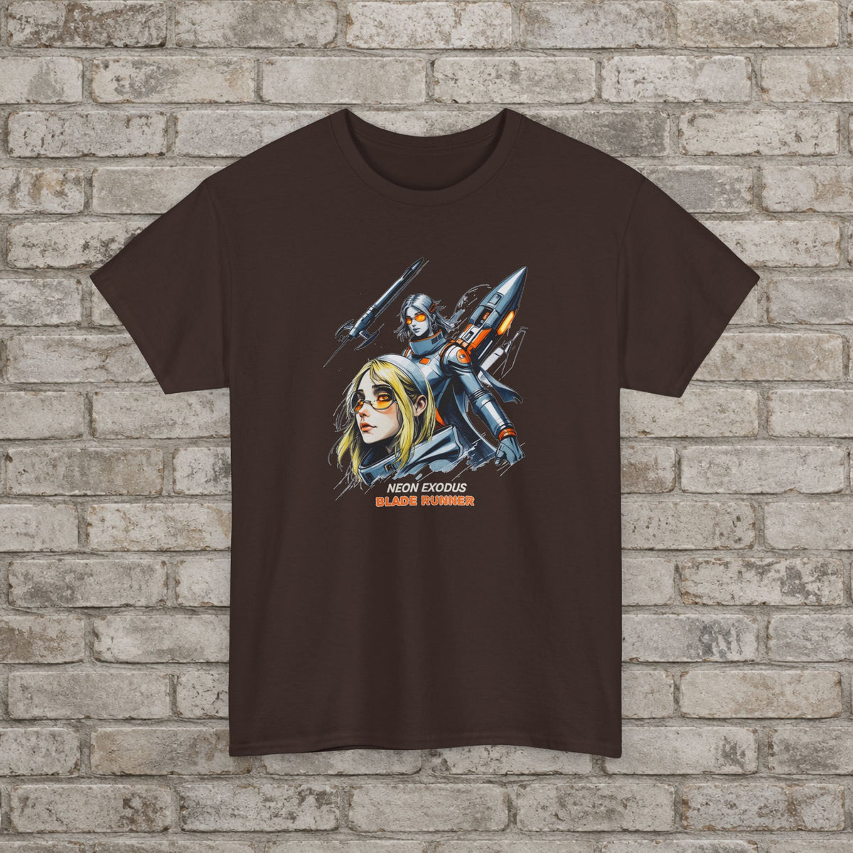 Neon Exodus: Blade Runner Cyberpunk T-Shirt