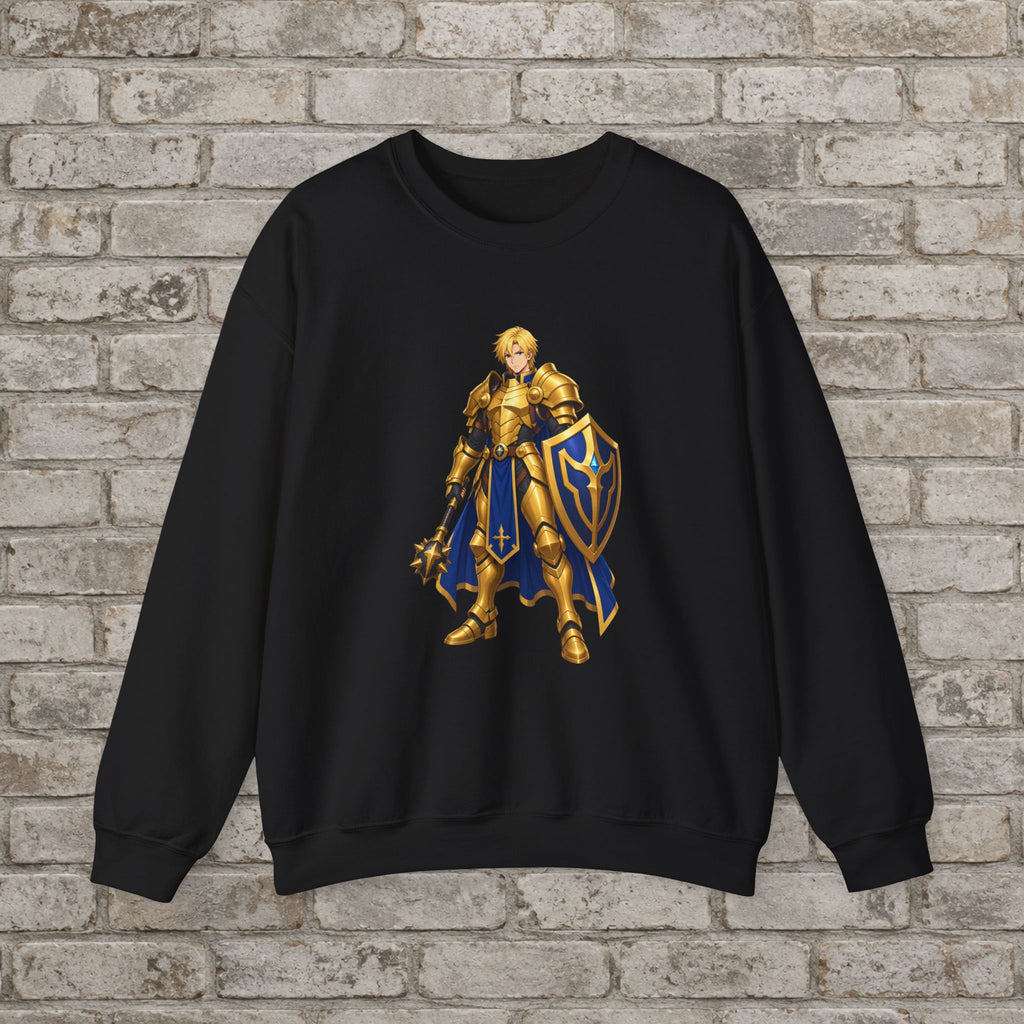 Golden Knight Warrior Anime Sweatshirt