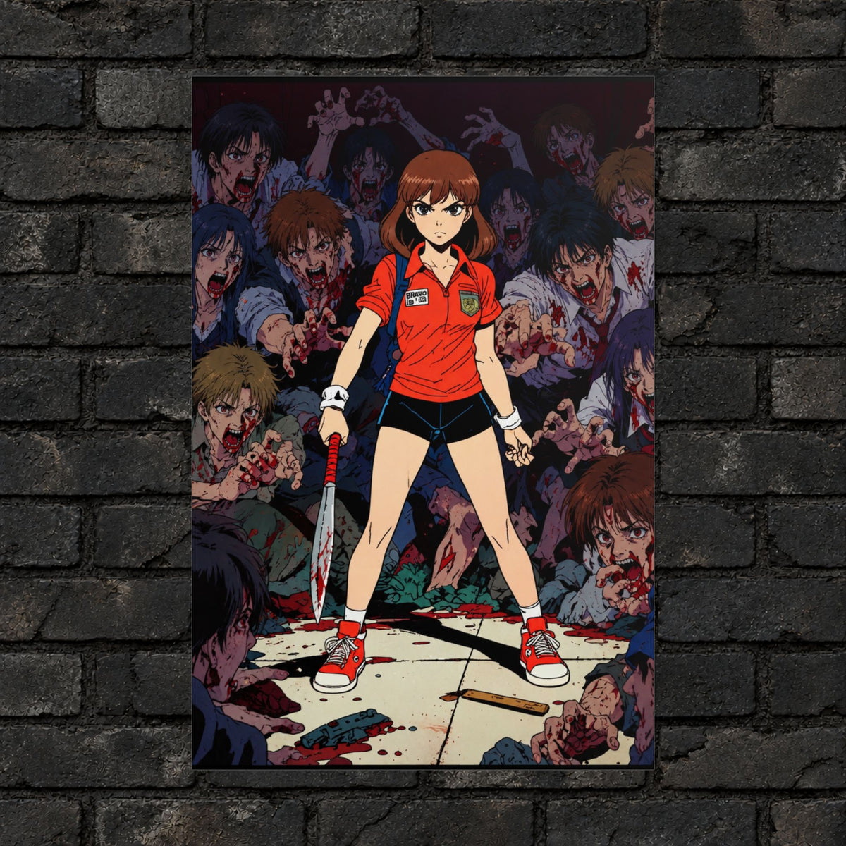 Rika Minazuki ZOMBA SQUAD Poster