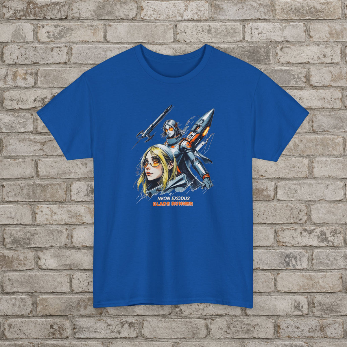 Neon Exodus: Blade Runner Cyberpunk T-Shirt