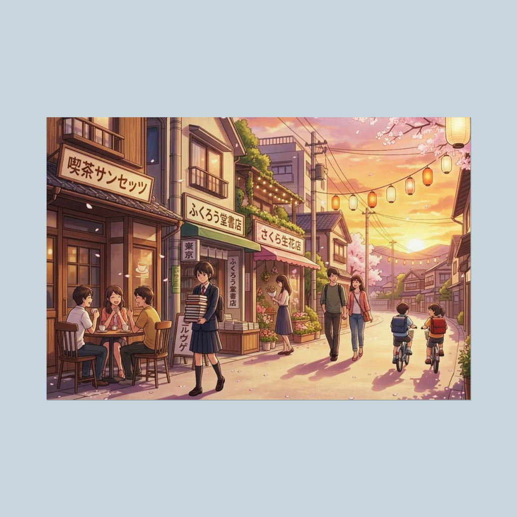 The Neighborhood Anime Slice of Life Poster
