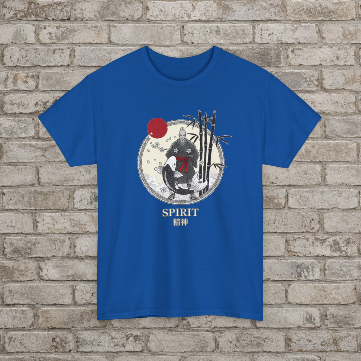 Spirit Japanese Anime Zen Warrior T-Shirt