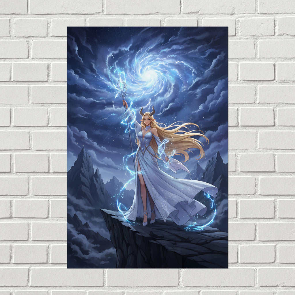 Elowyn Starlight Anime Fantasy Poster