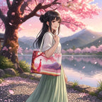 Cherry Blossom Kimono Tote Bag