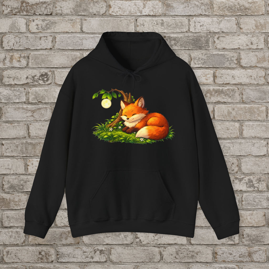 Sleeping Fox Anime Nature Hoodie