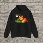 Sleeping Fox Anime Nature Hoodie