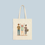 Anime Tote Bag Cute Slice of Life Design Gift for Anime Fans and Girls