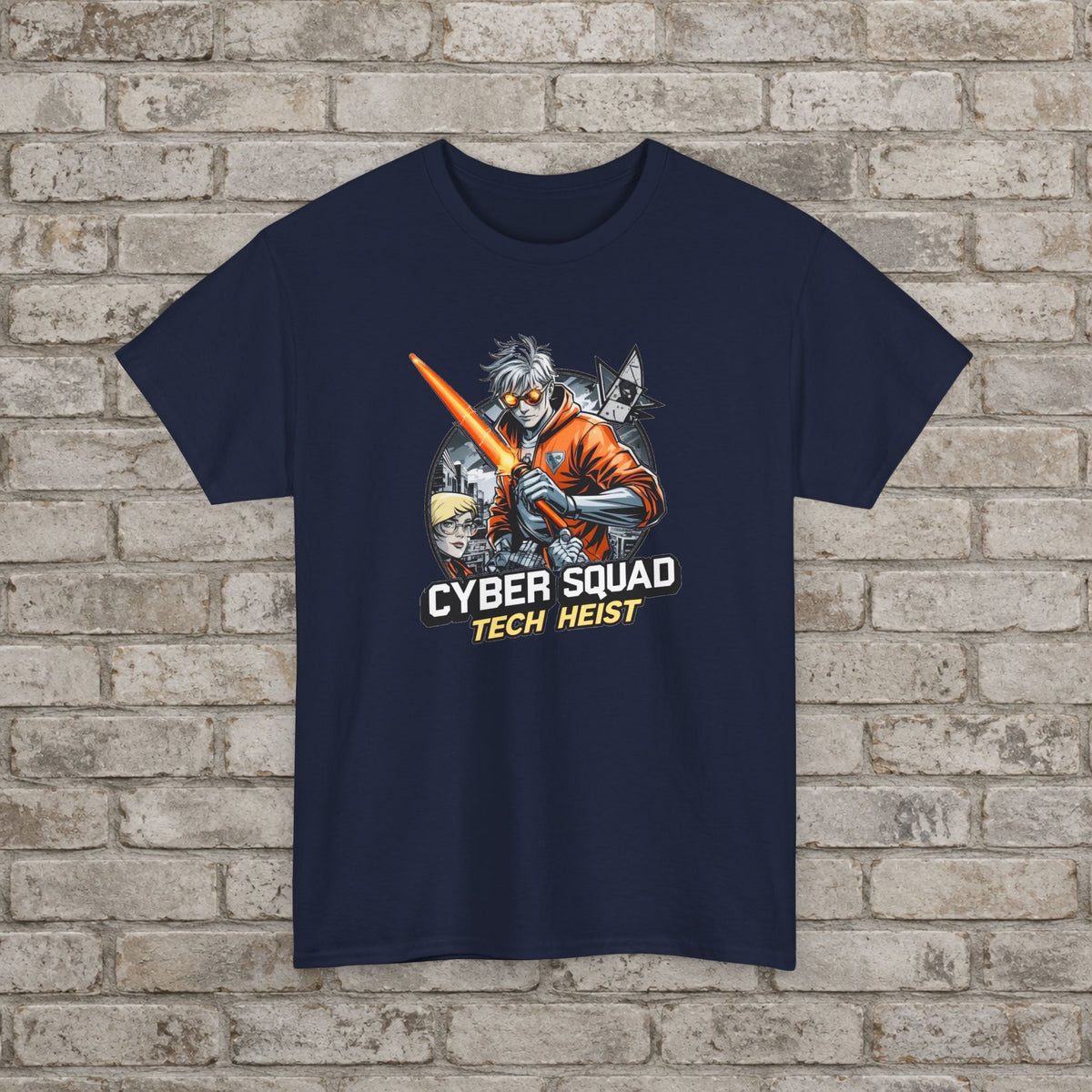 Cyber Squad Tech Heist Anime T-Shirt