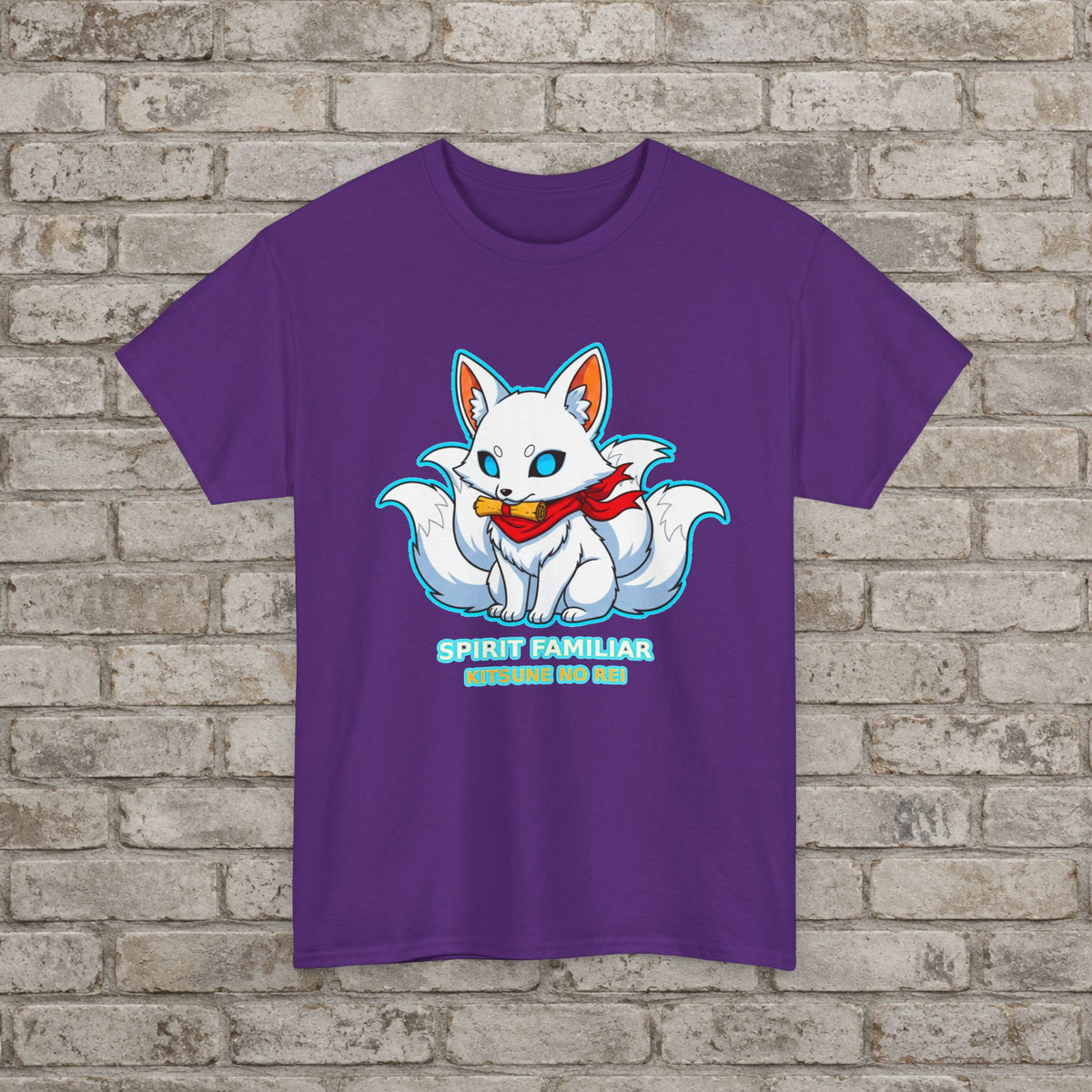 Kitsune Spirit Familiar Anime T-Shirt