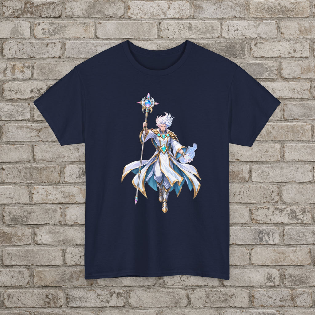 Kael Emberlight Anime T-Shirt Arcane Fantasy Mage Graphic Tee