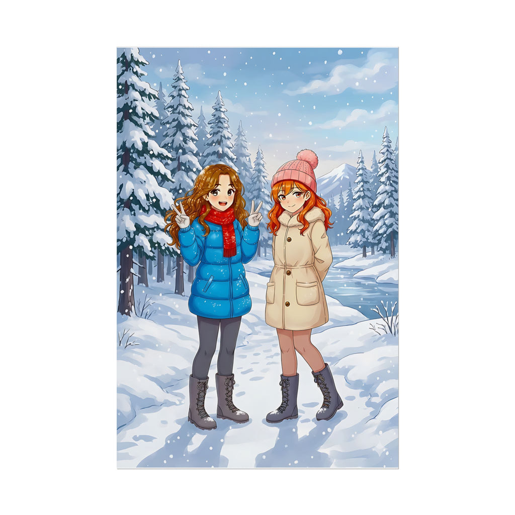 Winter Friendship Anime Poster