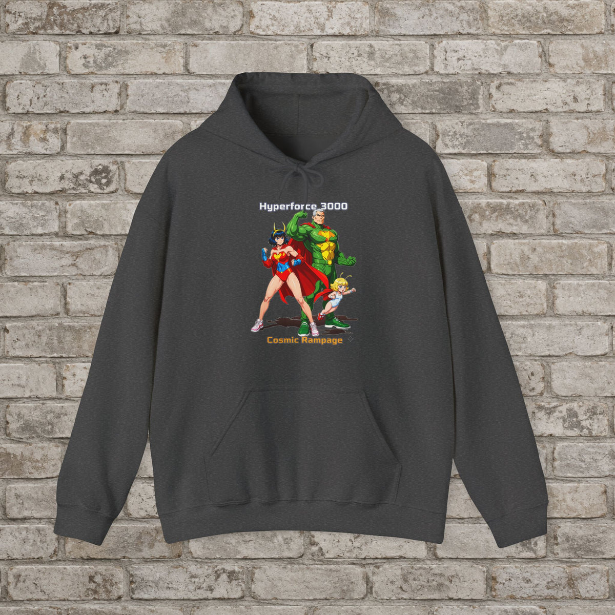 Hyperforce 3000 Cosmic Rampage Anime Hoodie