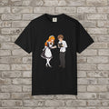 Anime Maid Cafe T-Shirt Cute Waitress and Barista Tee for Otaku Fans
