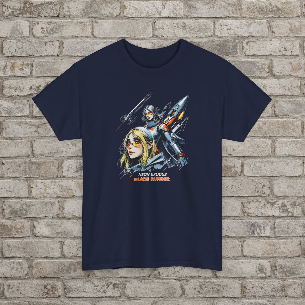 Neon Exodus: Blade Runner Cyberpunk T-Shirt