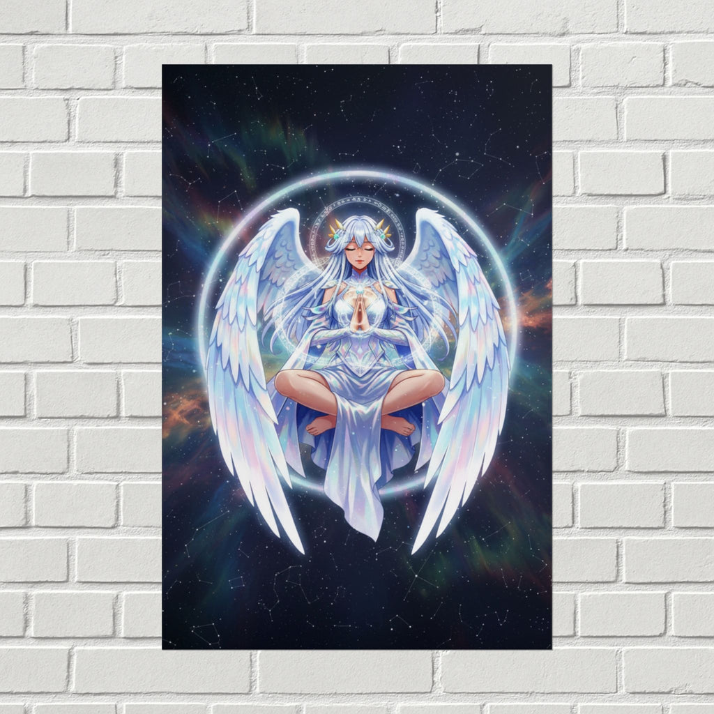 Lyria Solara Celestial Serenity Poster