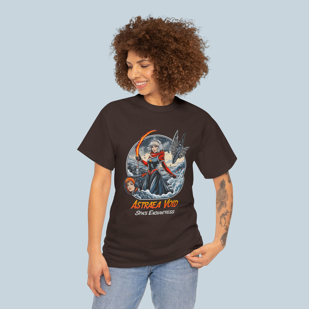 Anime Space Enchantress T Shirt Astraea Void Cosmic Fantasy Mage Streetwear Gift