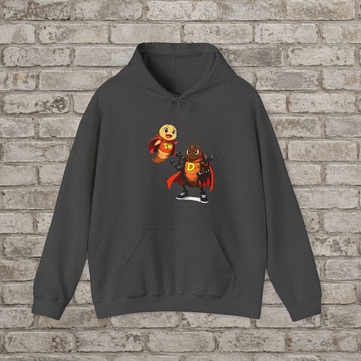 Superbug & D-Roach Funny Anime Hoodie