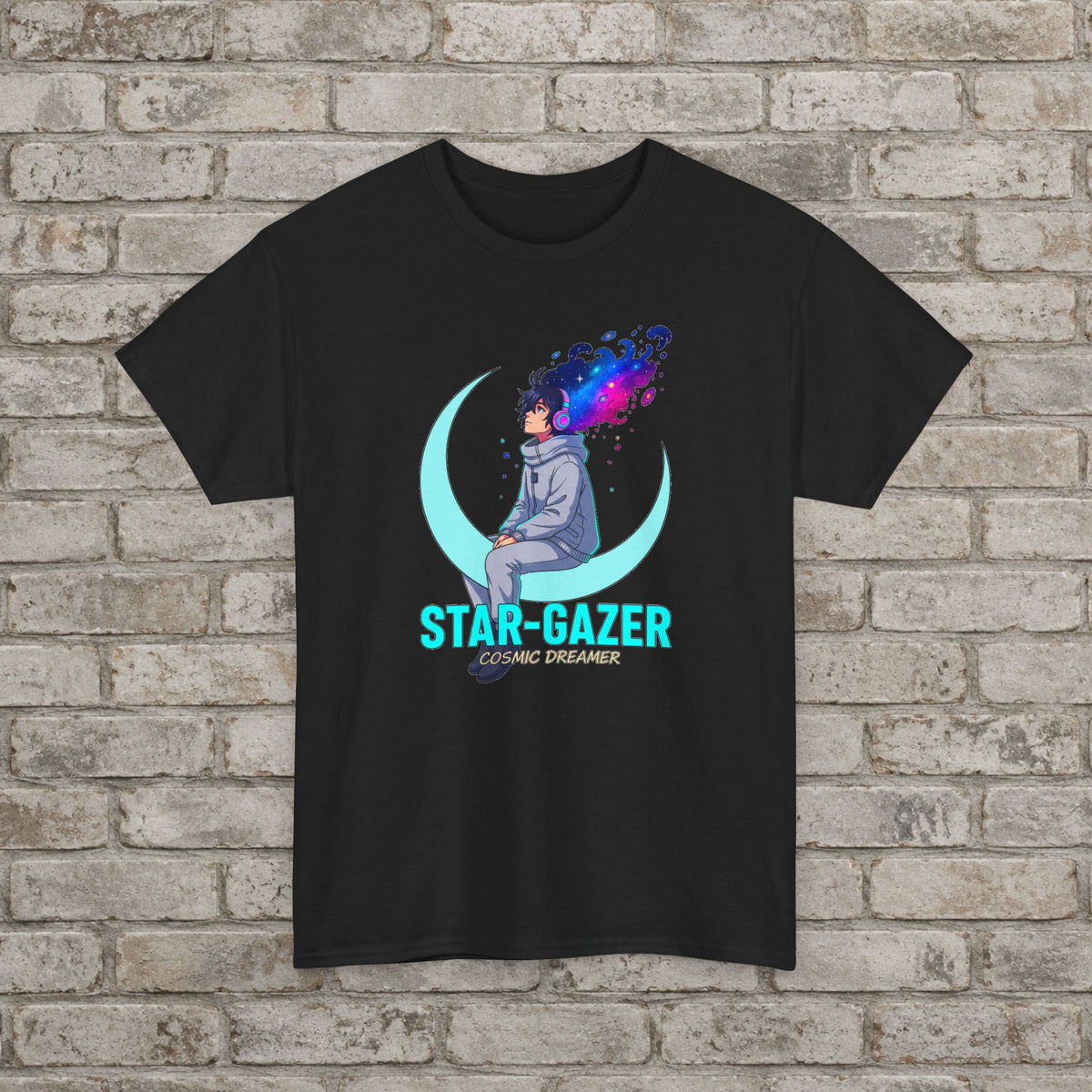 Star-Gazer Cosmic Dreamer Anime T-Shirt