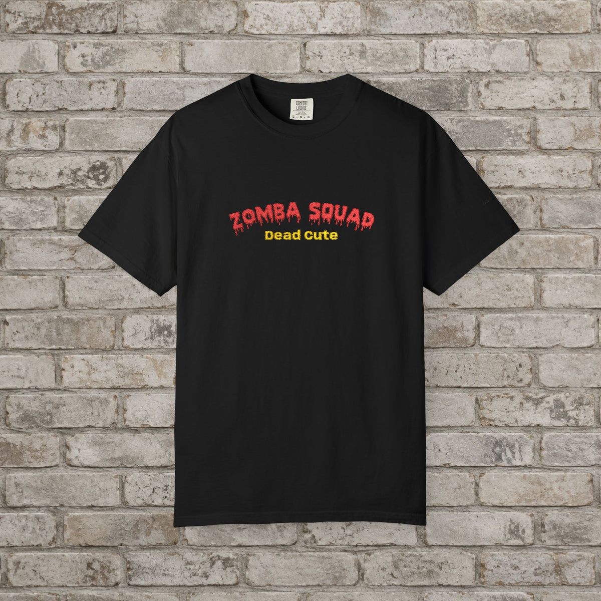 ZOMBA SQUAD “Dead Cute” Embroidered T-Shirt
