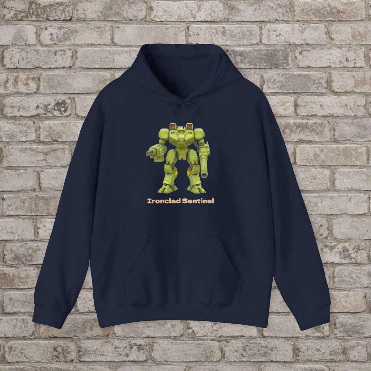 Ironclad Sentinel Mecha Anime Hoodie