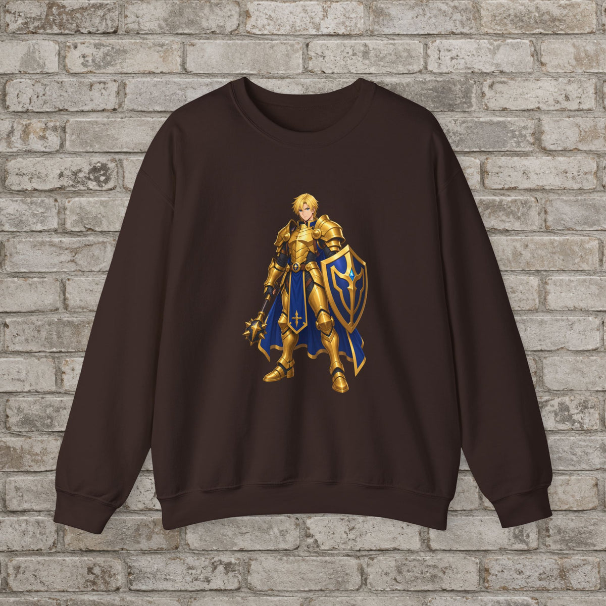 Golden Knight Warrior Anime Sweatshirt