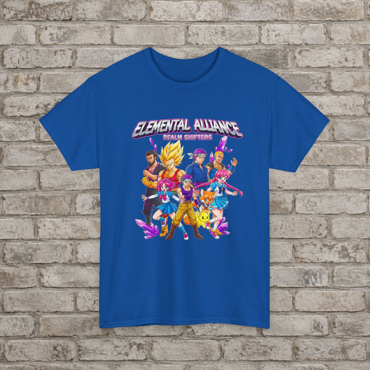 Elemental Alliance Anime T-Shirt