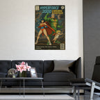 Hyperforce 3000 Anime Poster Cosmic Rampage Retro Comic Poster Art | Sci-Fi Wall Decor for Gamers and Collectors