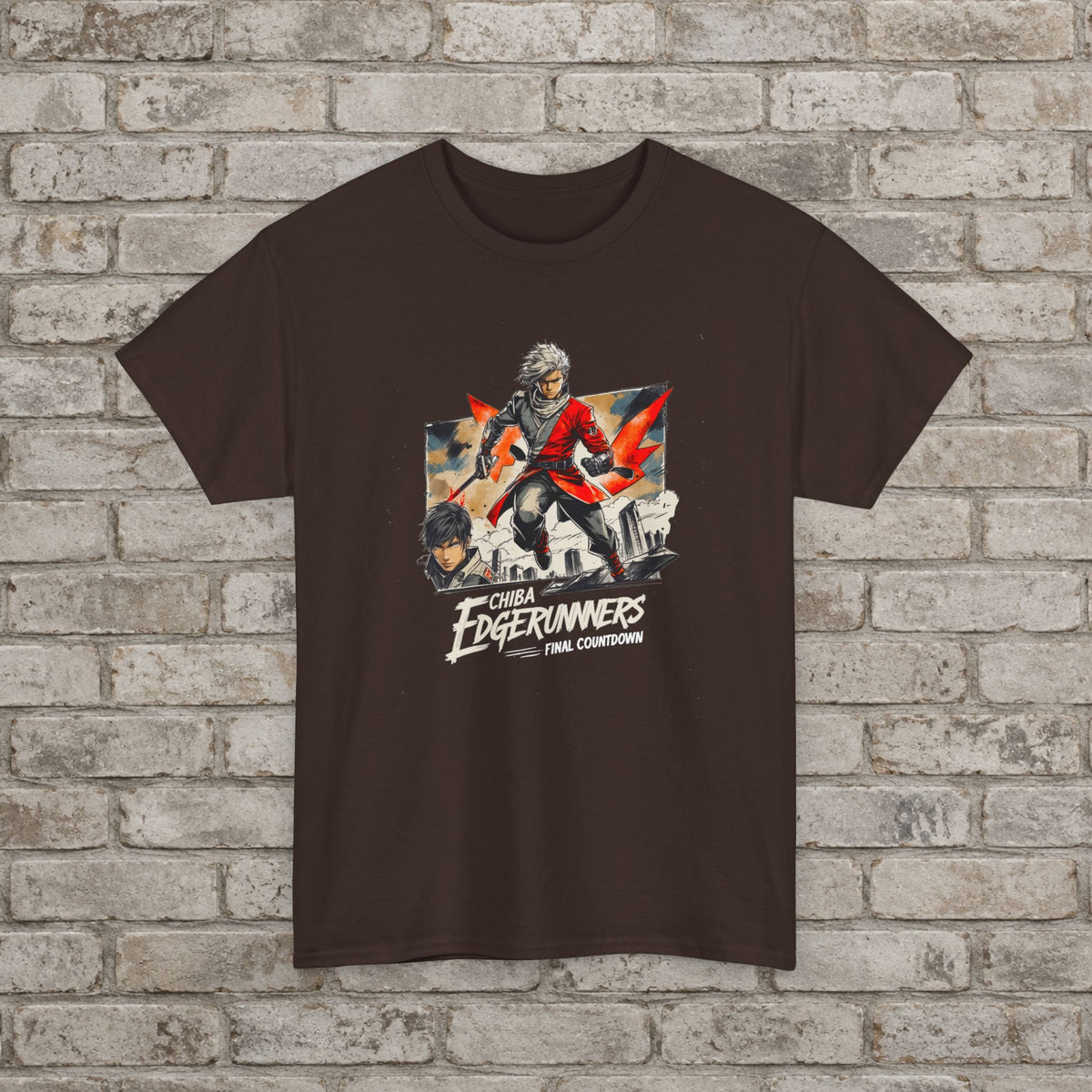 Chiba Edgerunners Anime Cyberpunk T-Shirt