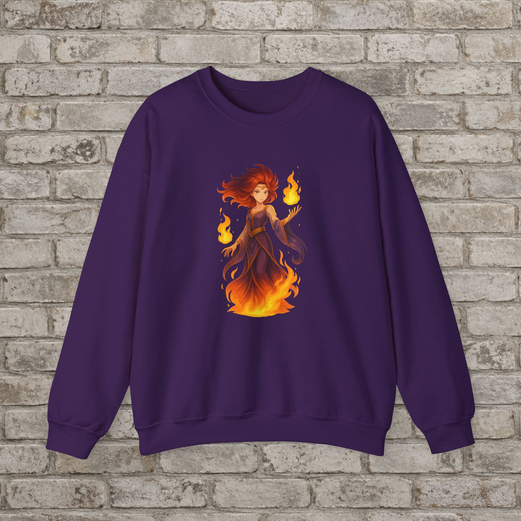 Ember Mage: Anime Fantasy Sweatshirt