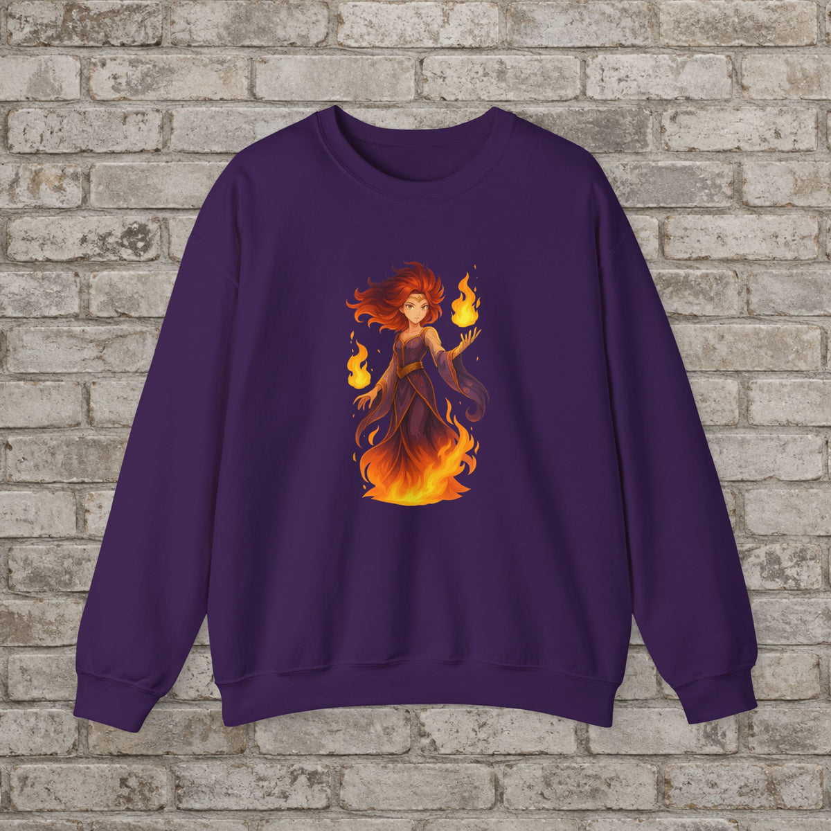 Ember Mage: Anime Fantasy Sweatshirt