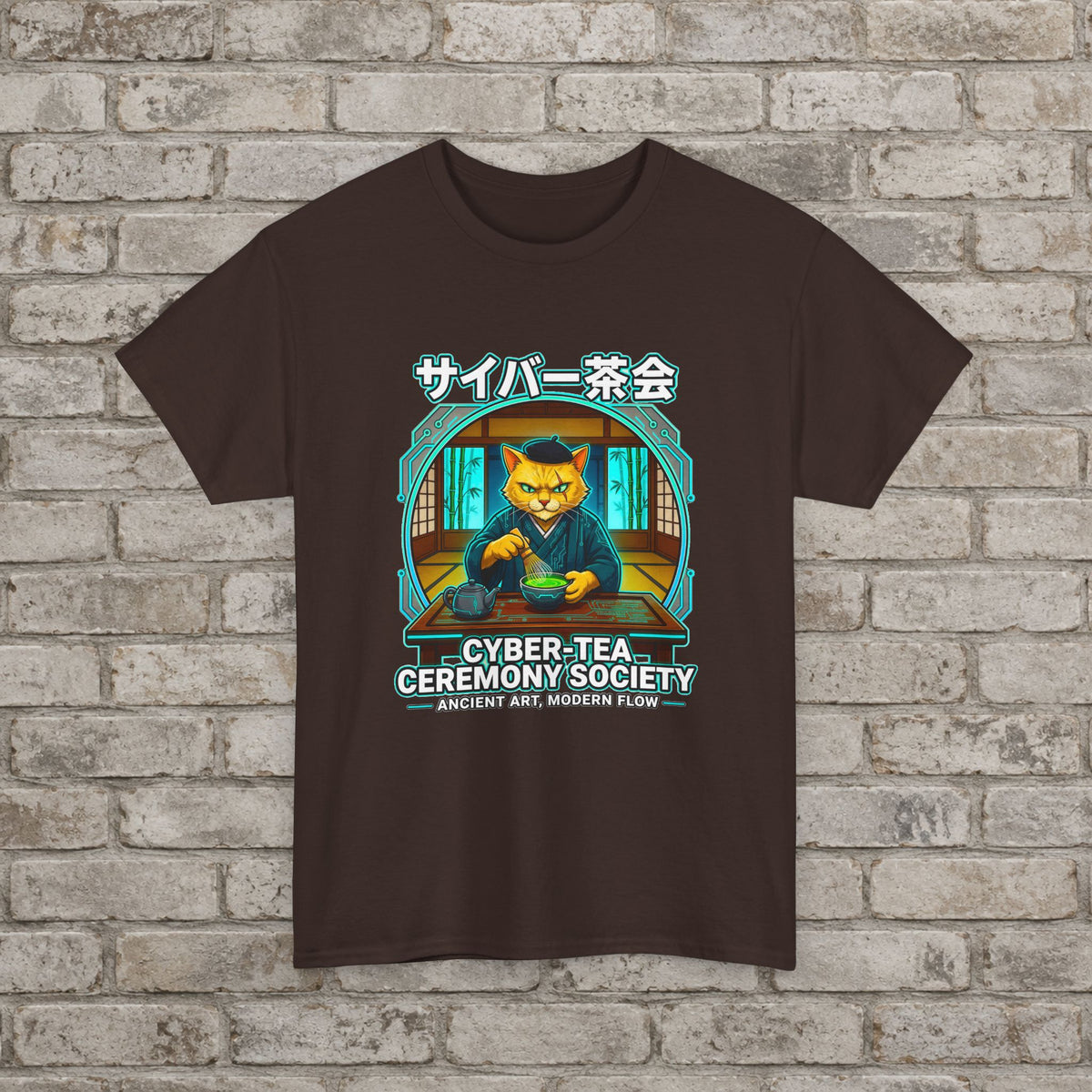 Cyber Tea Ceremony Anime T-Shirt