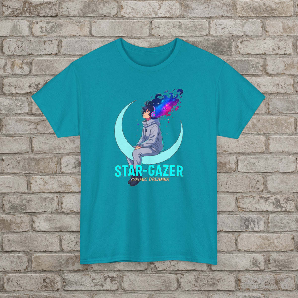 Star-Gazer Cosmic Dreamer Anime T-Shirt
