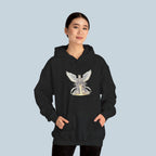 Angelic Anime Hoodie Neon Glow Streetwear Techwear Aesthetic for Fans of Celestial Fantasy