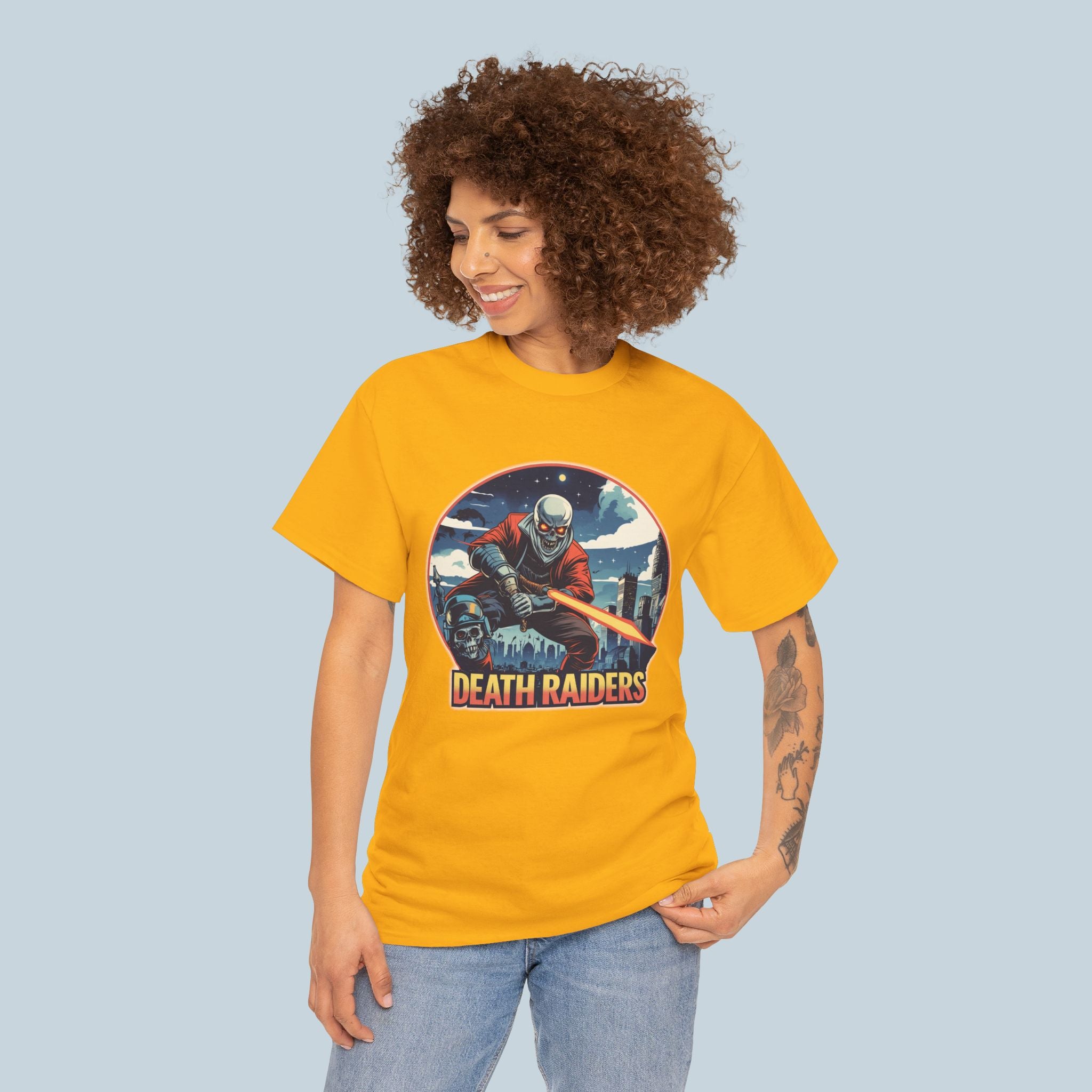 Death Raiders Anime T Shirt  Streetwear Graphic Tee